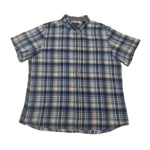 Pendleton Woolen Mills‎ Men's Blue Plaid Button Down Casual Cotton Shirt Size XL